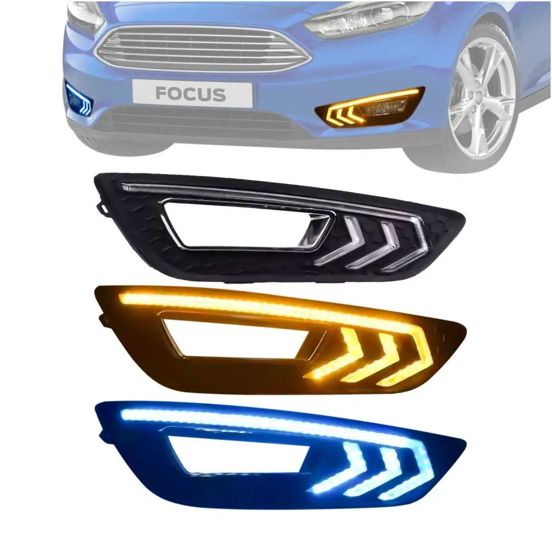 OLED GARAJ FOCUS 3 İÇİN UYUMLU LEDLİ SİS ÇERÇEVESİ 2015-2018
