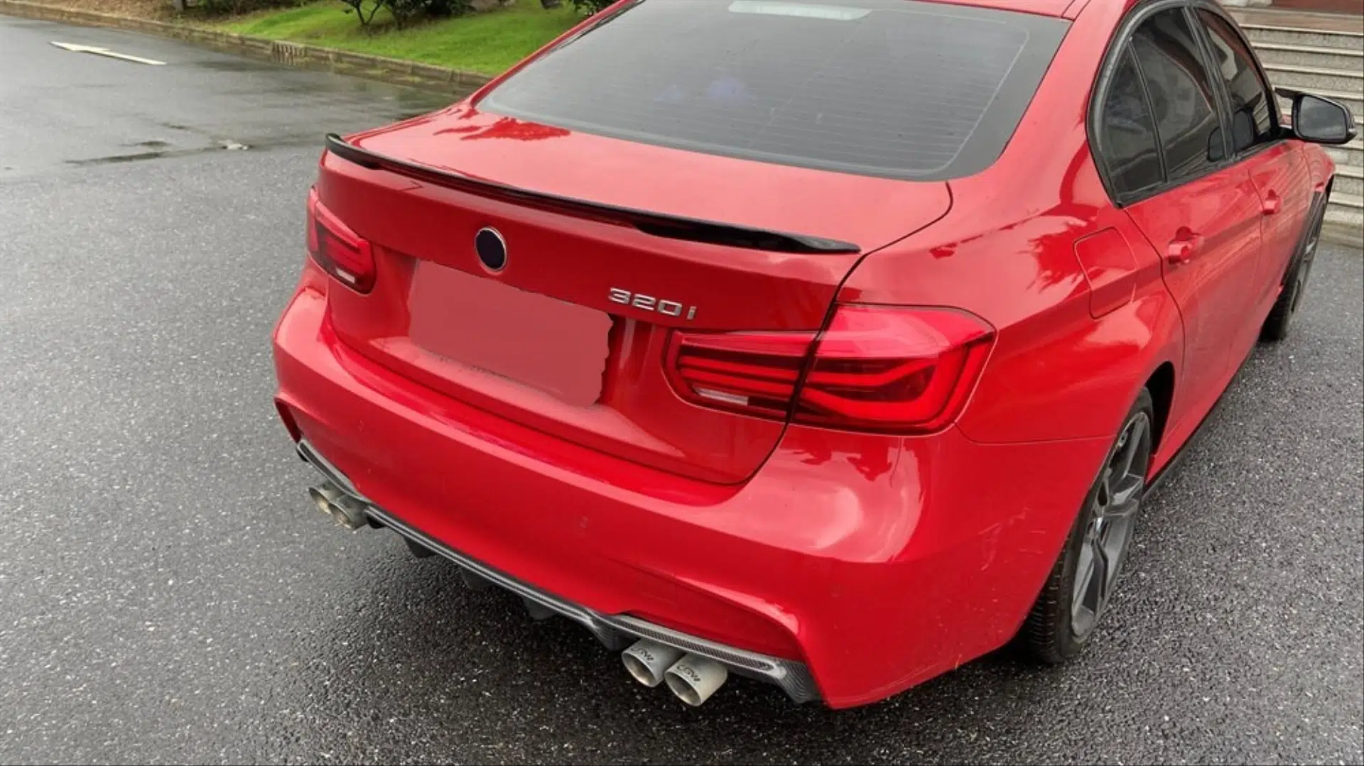 3 SERISI F30 2012-2018 IÇIN UYUMLU MT HYBRID SPOILER PIANO BLACK