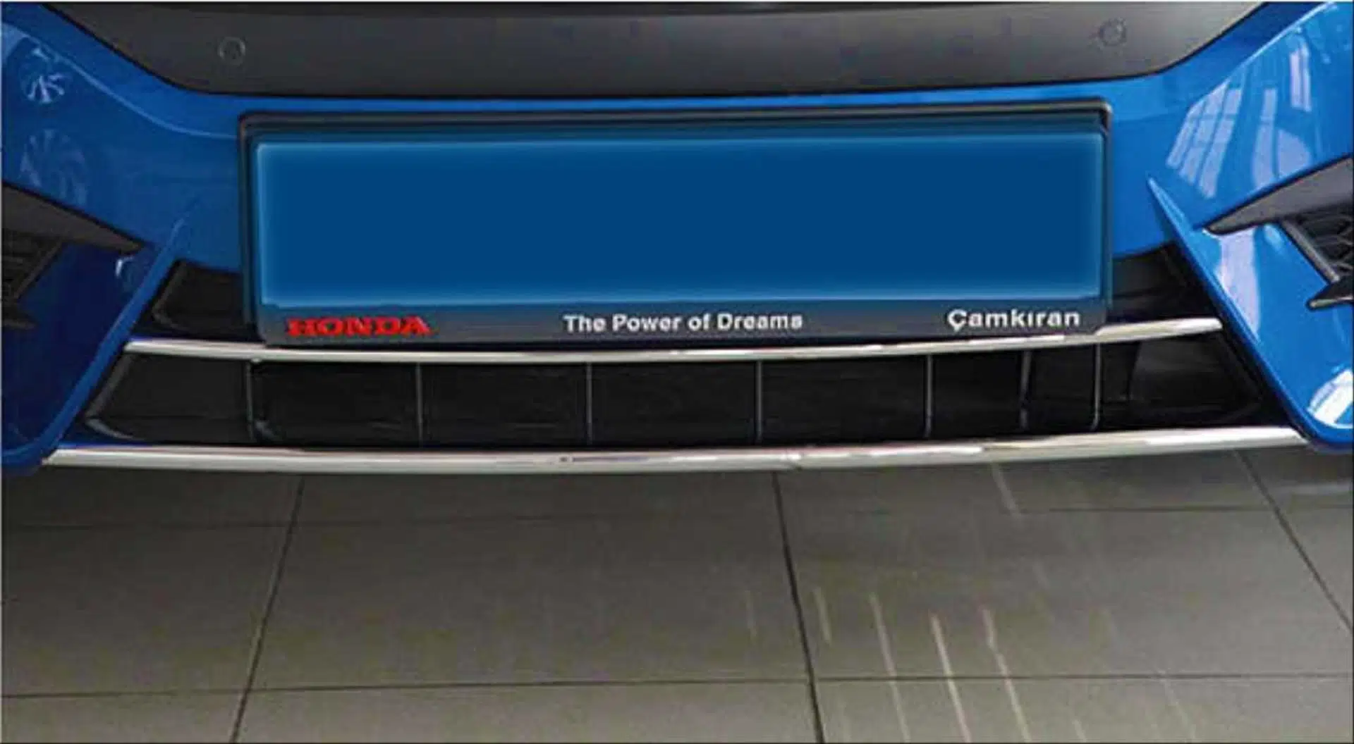 CIVIC FC5 2016-2019 IÇIN UYUMLU ÖN TAMPON ALT NIKELAJI 2 PARÇA