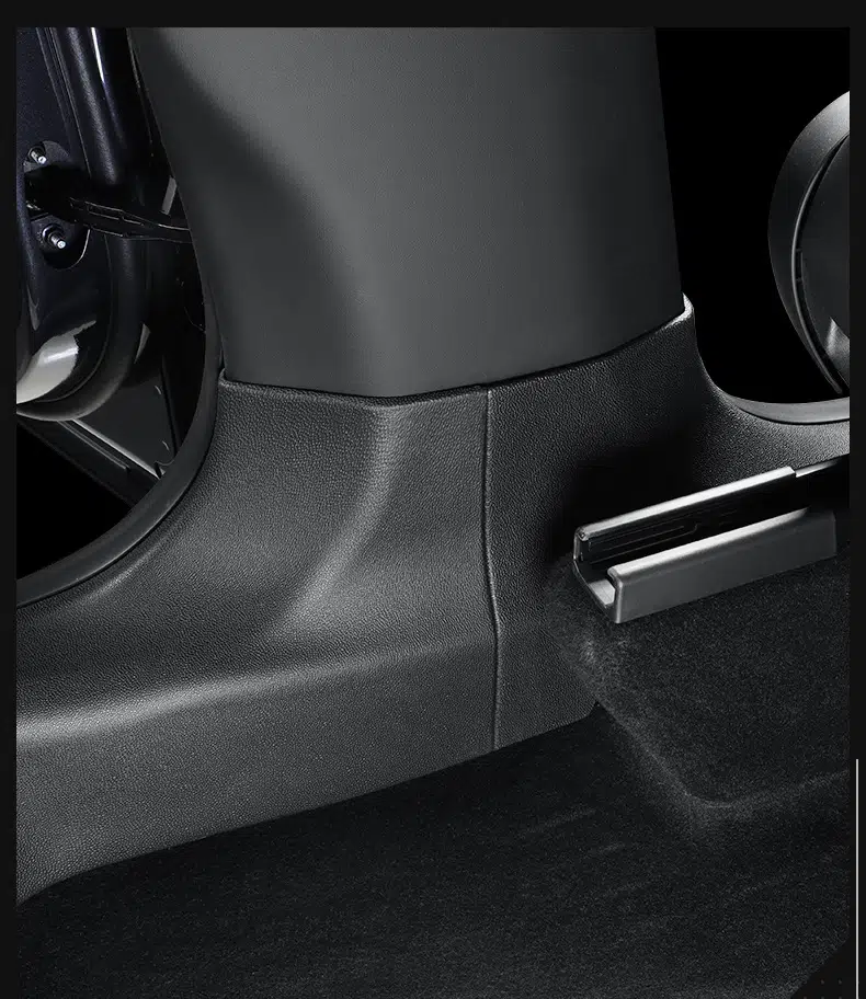 TESLA MODEL Y JUNİPER İÇİN UYUMLU KAPI EŞİK KORUMA VE ARKA KOLTUK ALT EŞİK - 6 PARÇA SİYAH