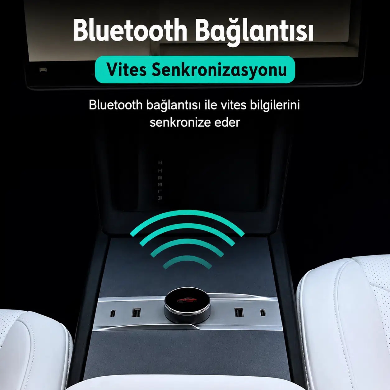 TESLA MODEL Y JUNİPER PREMİUM İÇİN UYUMLU ORTA KONSOL VİTES PANELİ